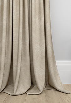 Florence Faux Suede, Mink Brown - Made to Measure Curtains